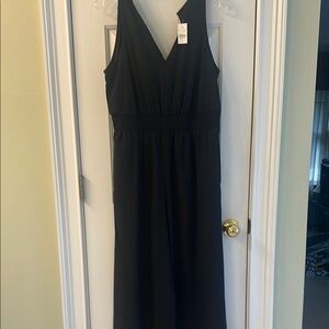 Elegant Black Sleeveless Romper